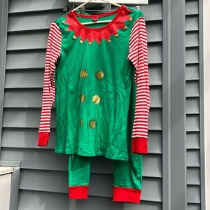 Elf Pajama Set